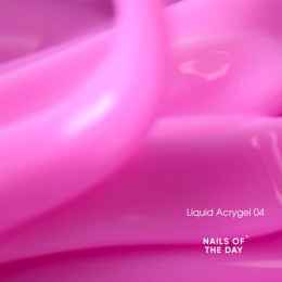 NAILSOFTHEDAY Liquid acrygel 04 - rózowy płynny akrylożel, 15 ml